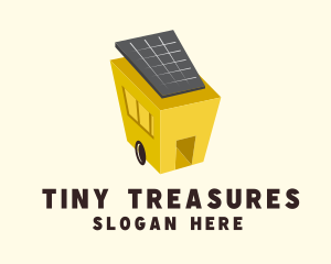 Tiny House Solar Panel logo design