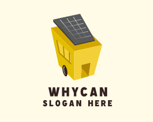Housing - Tiny House Solar Panel logo design