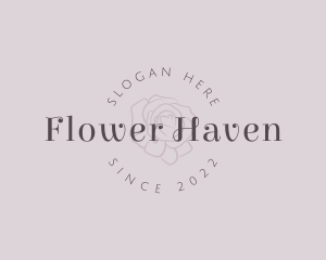 Whimsical Flower Startup logo design