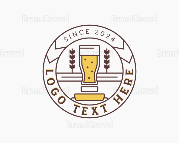 Beer Liquor Pub Logo