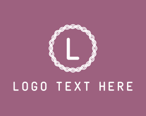Mediterranean - Modern Wreath Lettermark logo design