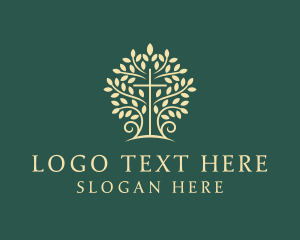 Religious - Cross Tree Church logo design