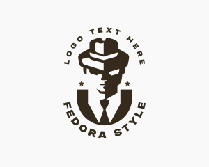Fedora - Detective Fedora Boutique logo design