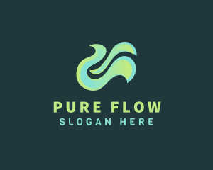 Neon Liquid Slime logo design