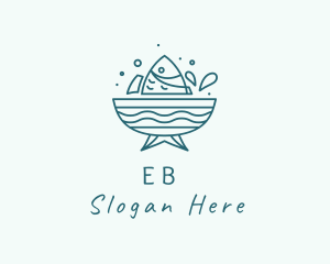 Seafood Fish Bowl  Logo
