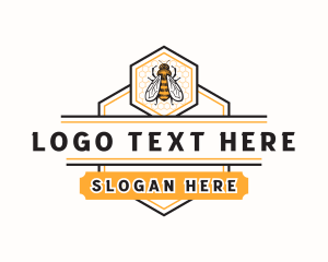 Honeycomb - Honey Bee Wildlife logo design