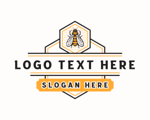 Bug - Honey Bee Wildlife logo design