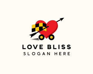 Love - Love Taxi Cab logo design