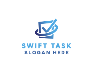 Task - Gradient Approved Check logo design