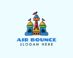 Inflatable Bounce Castle logo design