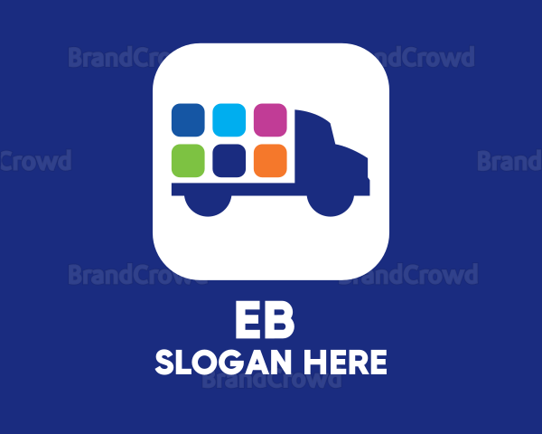 Mobile App Truck Logo
