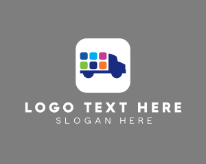 Truck - Mobile App Truck logo design