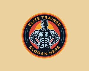 Muscle Man Fitness logo design