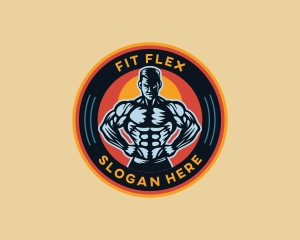 Muscle Man Fitness logo design