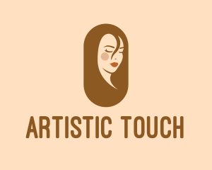 Aesthetic Woman Makeup logo design