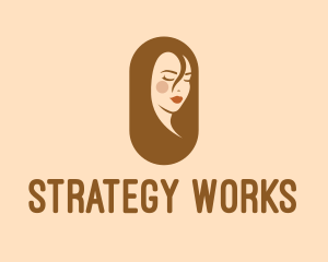 Aesthetic Woman Makeup logo design