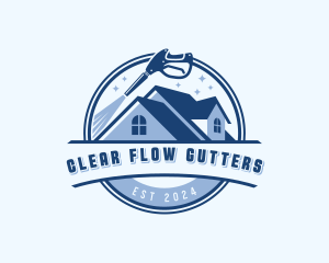 Gutter Pressure Washing logo design