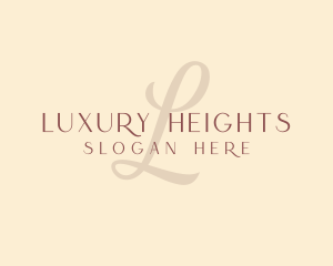 Luxury Feminine Salon logo design