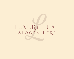 Luxury Feminine Salon logo design