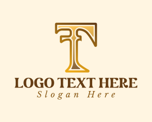 Legal Advice - Elegant Upscale Letter F logo design