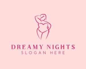 Sleepwear - Plus Size Lingerie Swimwear logo design