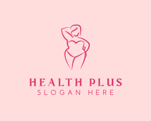 Plus Size Lingerie Swimwear logo design