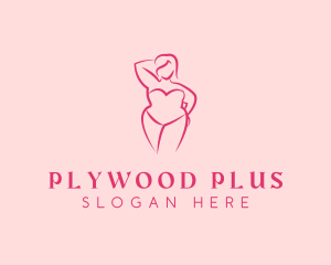 Plus Size Lingerie Swimwear logo design