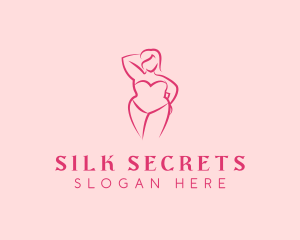 Plus Size Lingerie Swimwear logo design