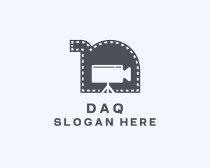 Romantic Movie - Video Recorder Film logo design