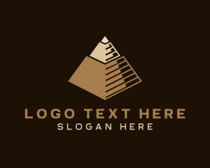 Strategist - Pyramid  Architectural Landmark logo design