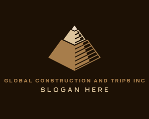 Pyramid  Architectural Landmark  Logo