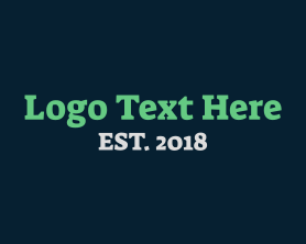 Text - Strong Serif Text Wordmark logo design