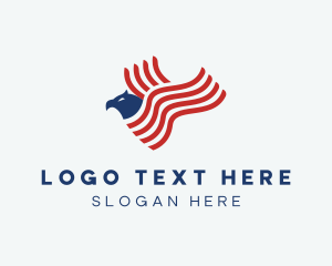 Election - American Eagle Flag logo design