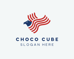 Election - American Eagle Flag logo design