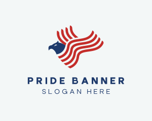 American Eagle Flag logo design