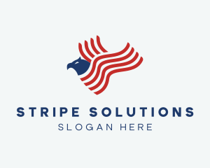 American Eagle Flag logo design