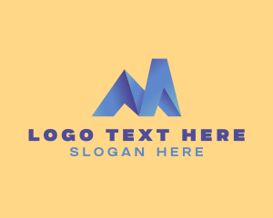 Technology - Professional Business Letter M logo design