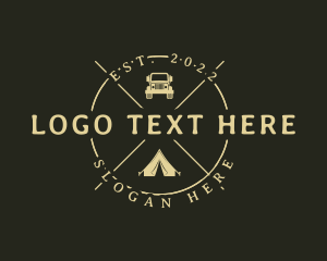 Trip - Vintage Camping Trip logo design