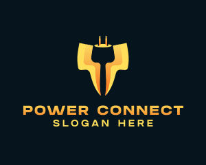 Plug - Electrical Plug Lightning logo design