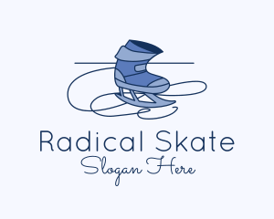 Ice Skating Shoes  logo design