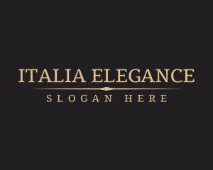 Golden Elegant Cosmetics logo design