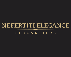 Golden Elegant Cosmetics logo design