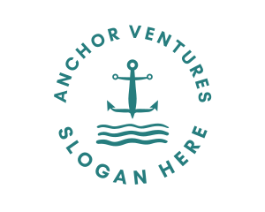 Anchor - Marine Ocean Anchor logo design
