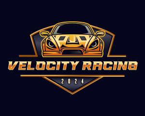 Car Racing Motorsport logo design