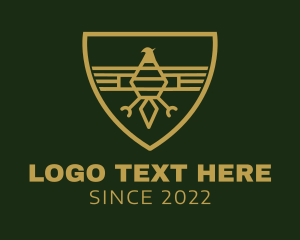 Rank - Military Rank Eagle Crest logo design