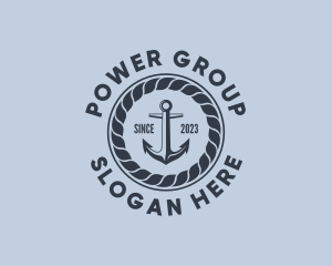 Marine Anchor Rope Logo