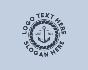 Marine Anchor Rope Logo