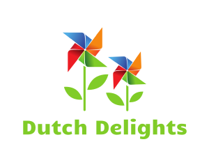 Dutch - Pinwheel Plant Garden logo design
