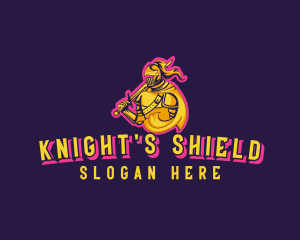 Knight - Knight Swordsman Esport logo design