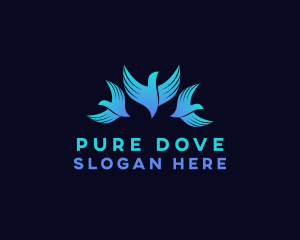 Dove Bird Animal logo design